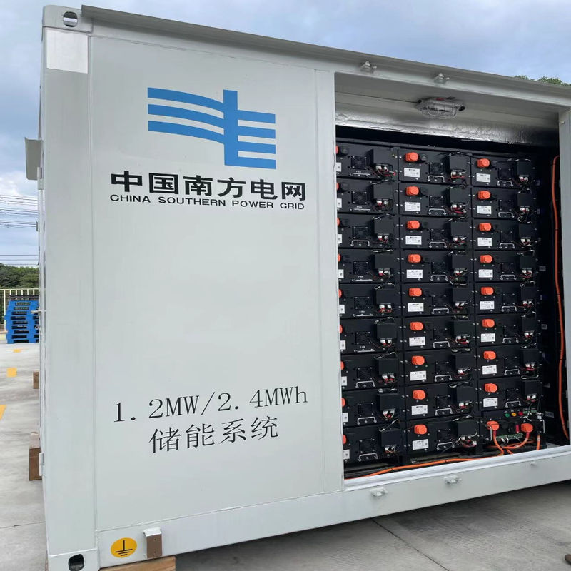 500KW 1mw نظام تخزين بطارية الليثيوم في الهواء الطلق طاقة الرياح الشمسية عاكس الهجينة محطة توليد الطاقة الشبكة الصغيرة لInd