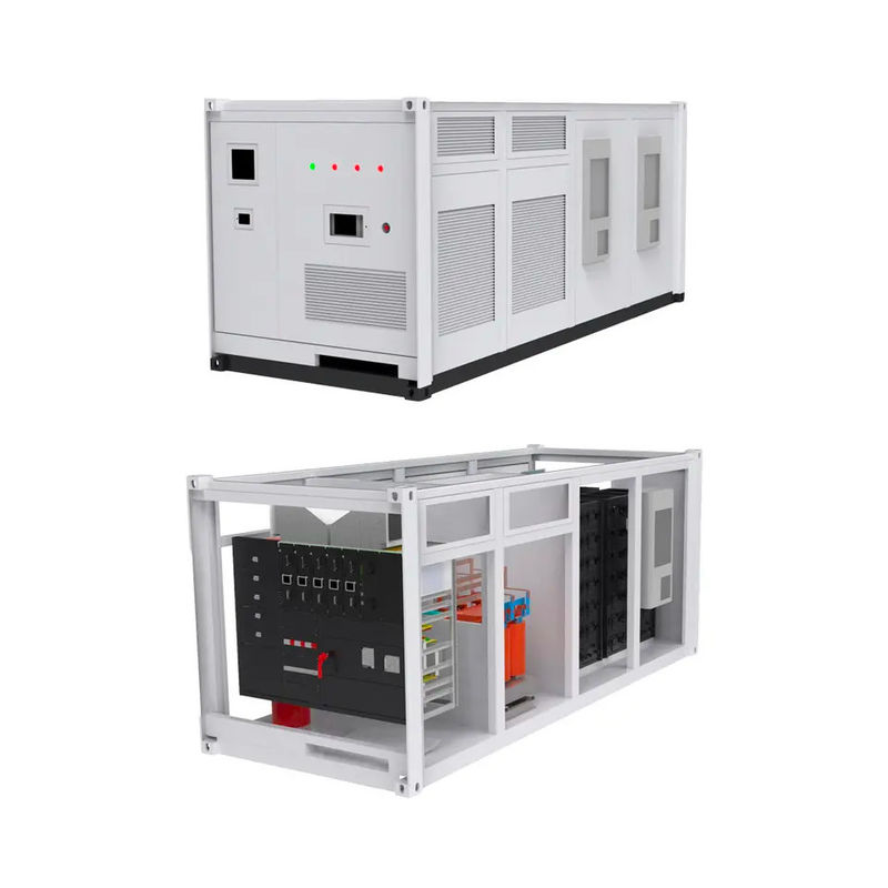 ESS 10 سنوات مدة الحياة خزانة بطارية في الهواء الطلق 1MWh 5MWh 10MWh 20ft 40ft حاوية نظام تخزين الطاقة بطارية شمسية